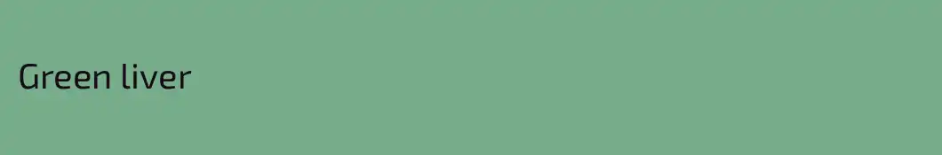 Green liver